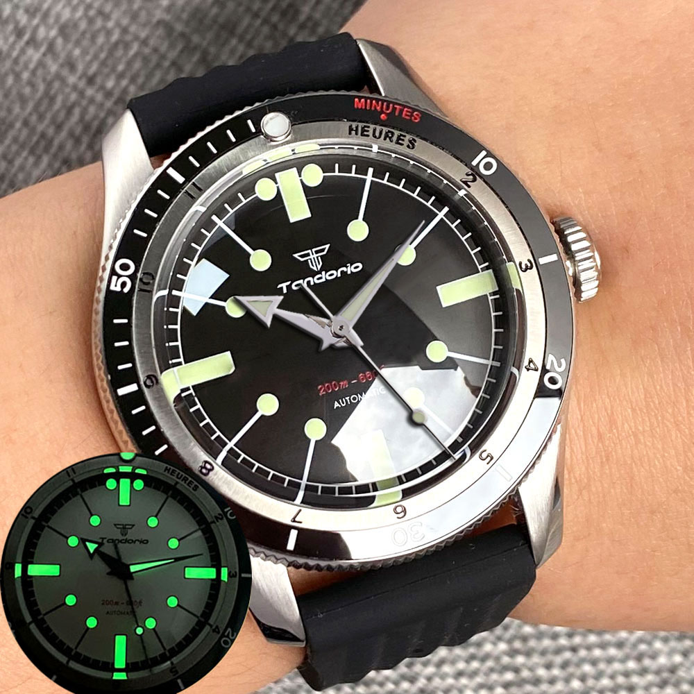 Automatic Dive Watch 200M Nh35 Movement - Orologio subacqueo da uomo retrò verde