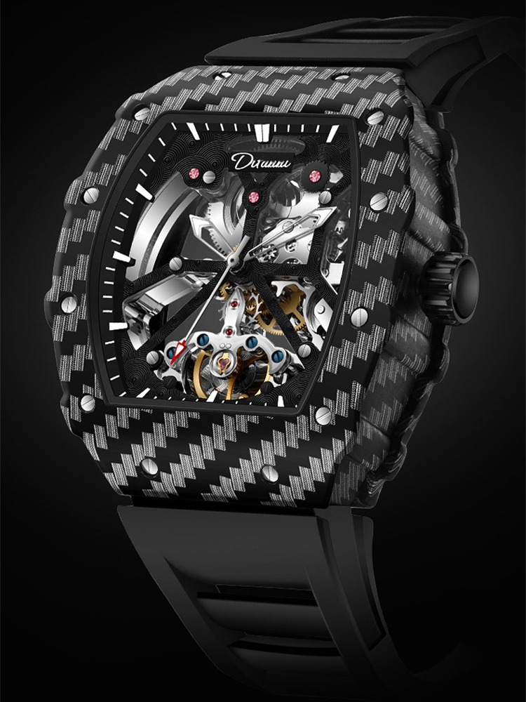 Skeleton Automatic Watch Luxury Tourbillon - Top Brand Luxury Fashion Tourbillon Watch
