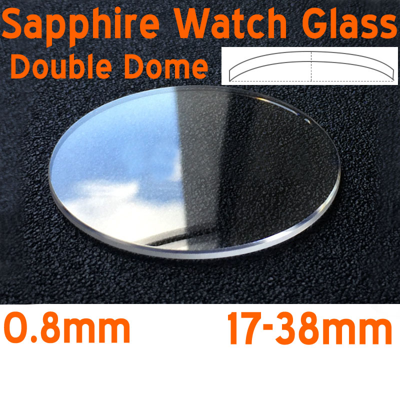 Sapphire Watch Crystal Double Domed - Parti di ricambio per vetro orologio