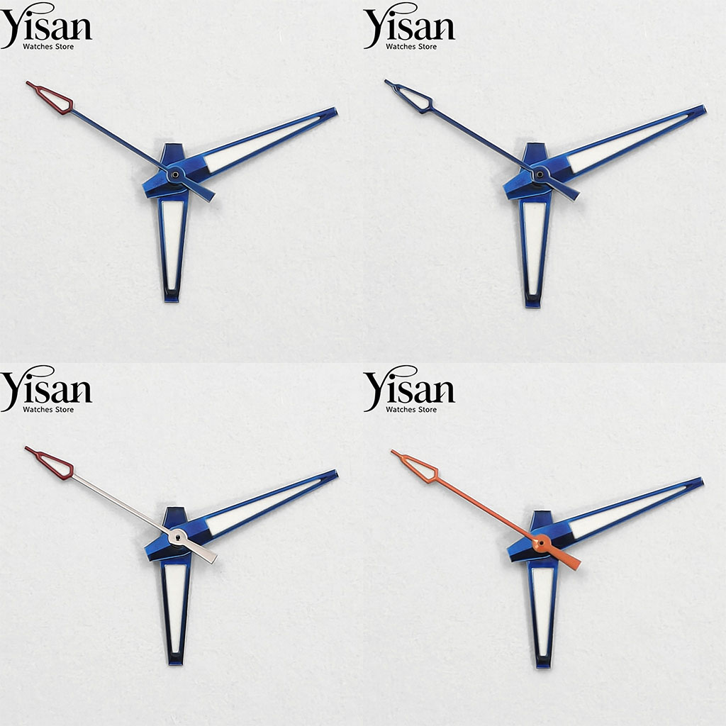 Watch Hands Set Luminous Replacement Nh35 - Nuovo set di lancette blu per