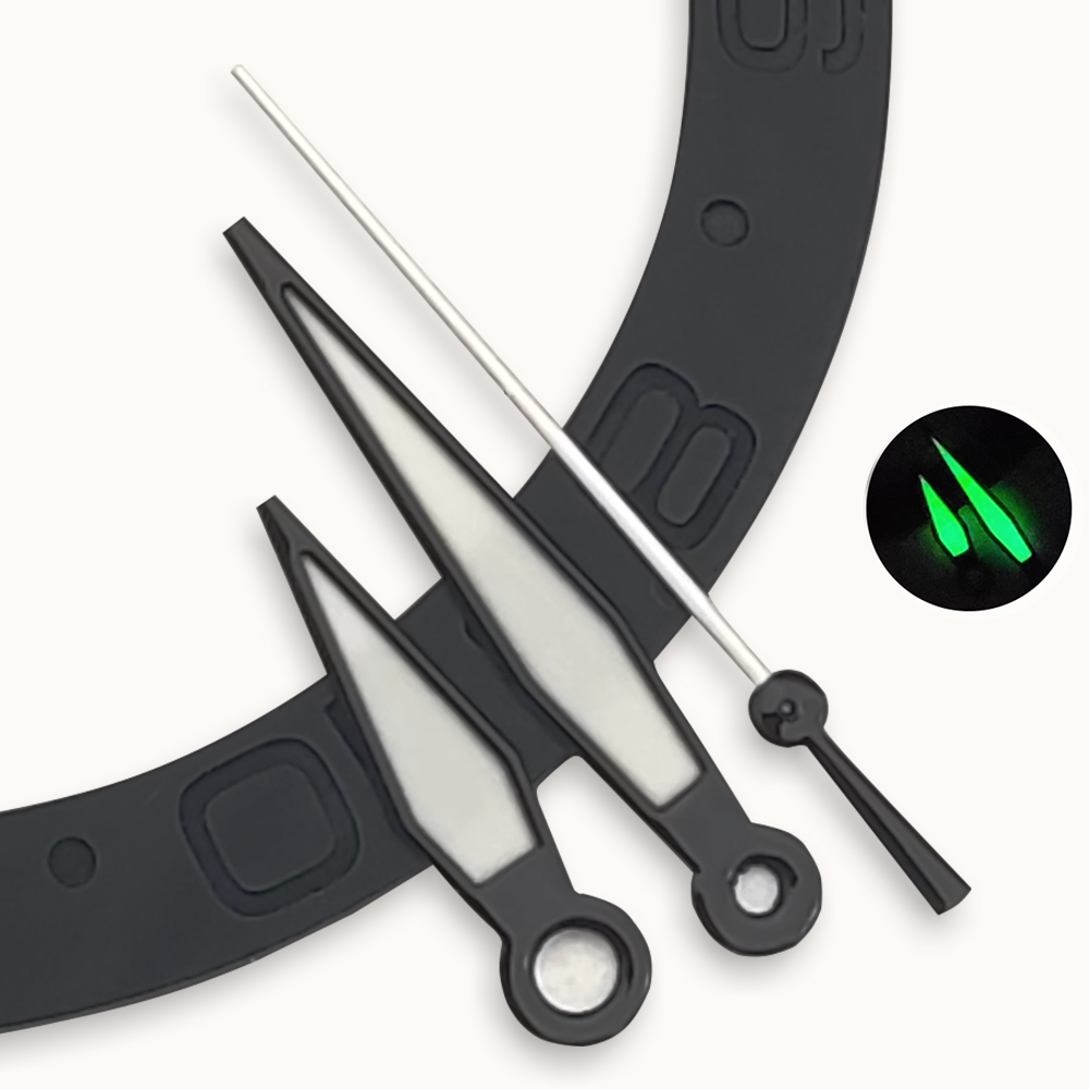 Watch Hands Set Luminous Replacement Nh35 - Set di Lancette Pilot Pointer NH35