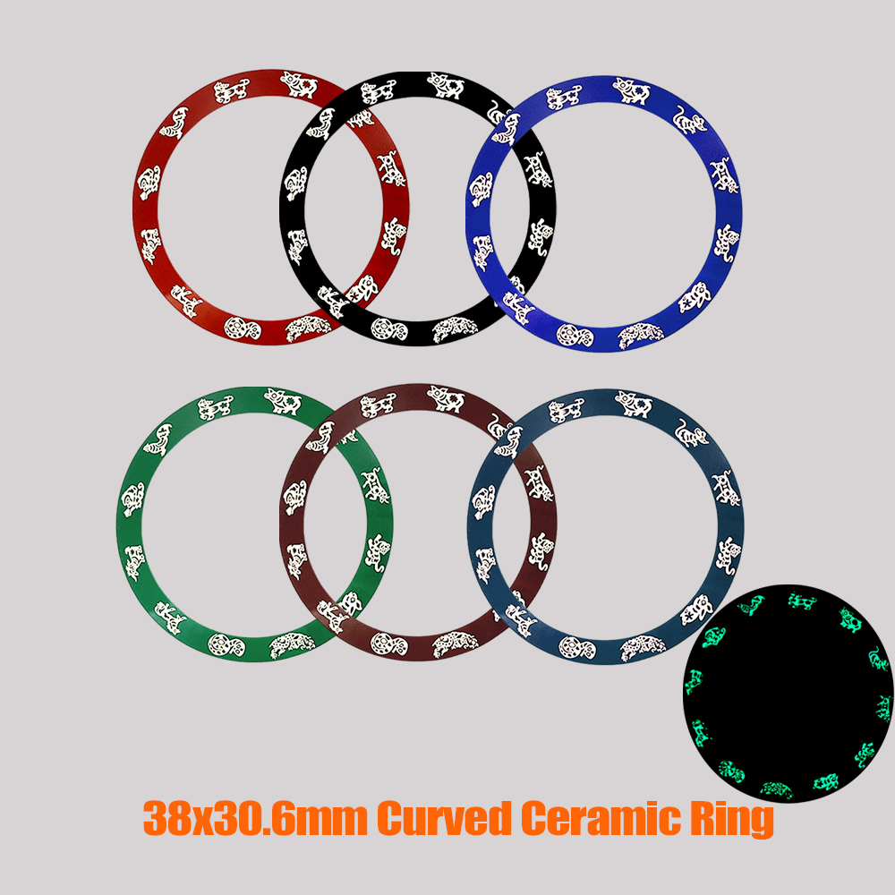 Watch Bezel Insert Ceramic Luminous - Anello con castone luminoso con inserto