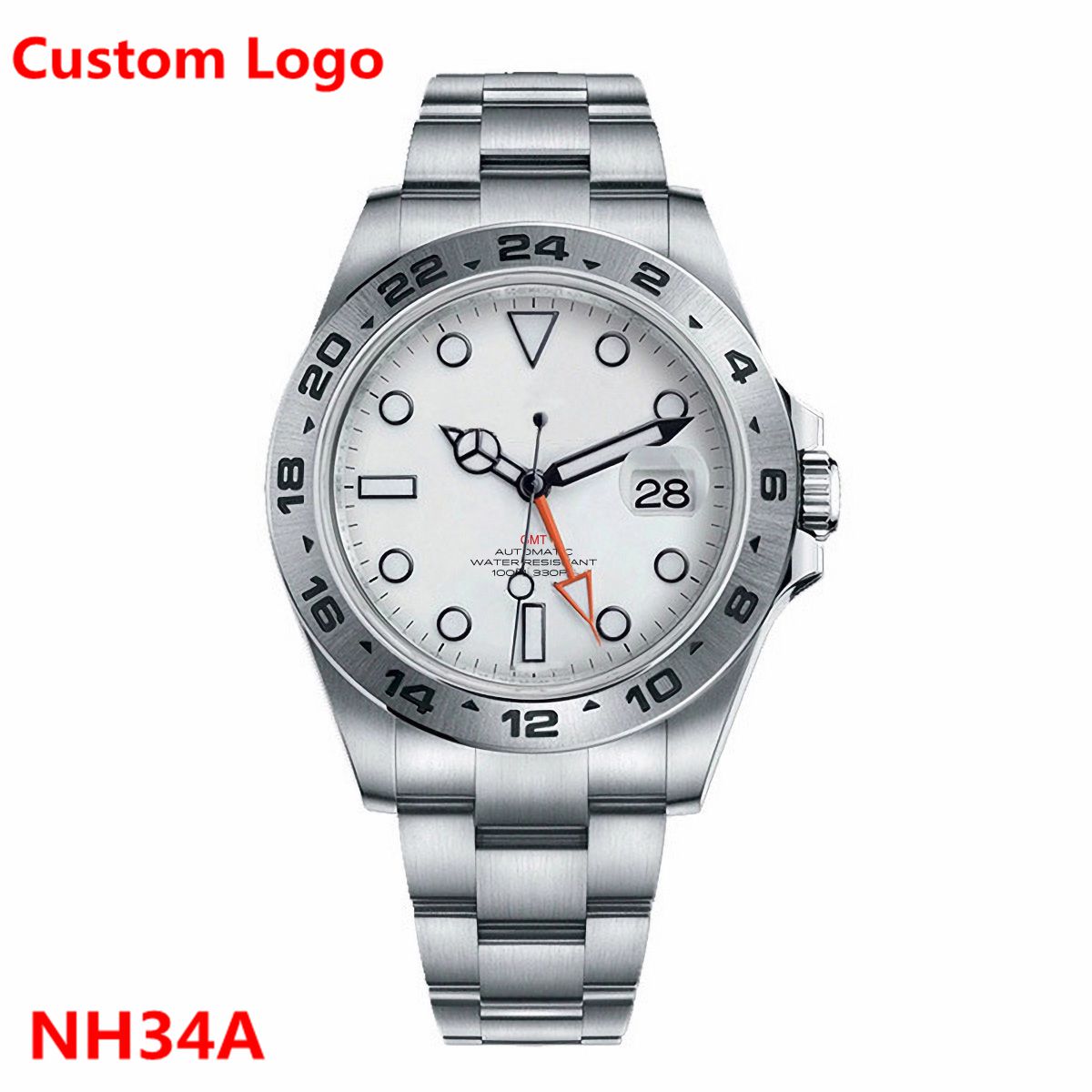 Men Mechanical Watch Sapphire Crystal - Personalizzato di Lusso 39mm NH34 Meccanico