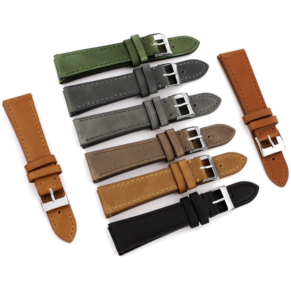 Leather Watch Strap Quick Release 20Mm 22Mm - Cinturino per orologio di alta qualità
