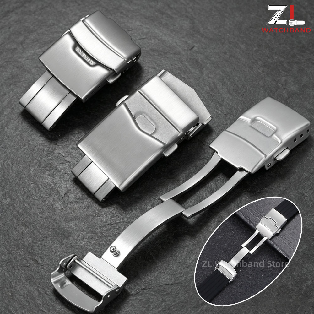 Leather Watch Strap Quick Release 20Mm 22Mm - Fibbia per Orologio in Acciaio Inox