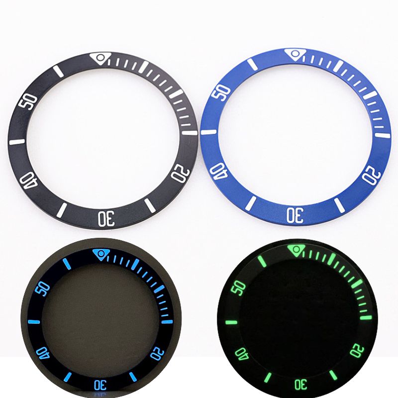 Watch Bezel Insert Ceramic Luminous - Inserto per castone in ceramica blu
