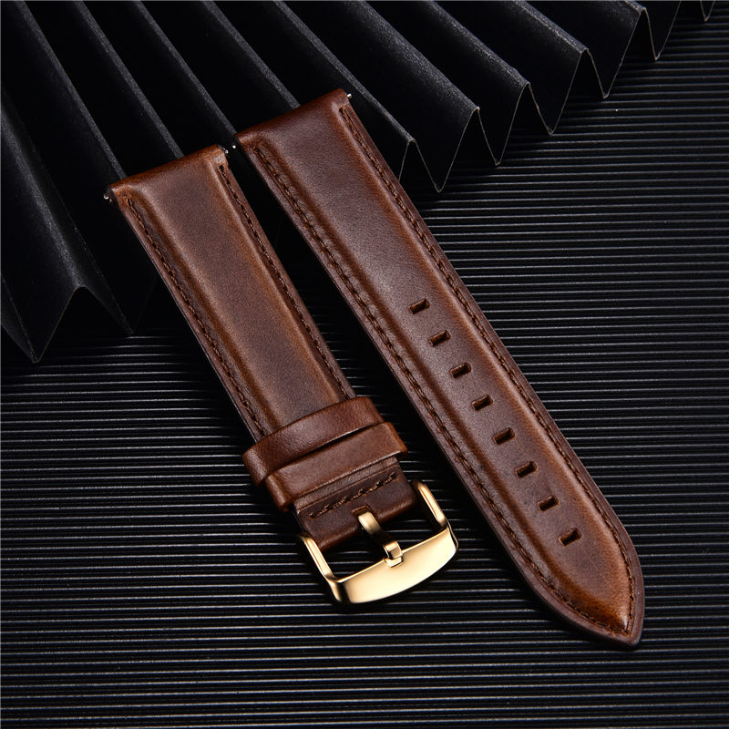 Leather Watch Strap Quick Release 20Mm 22Mm - Cinturino per orologio in vera pelle