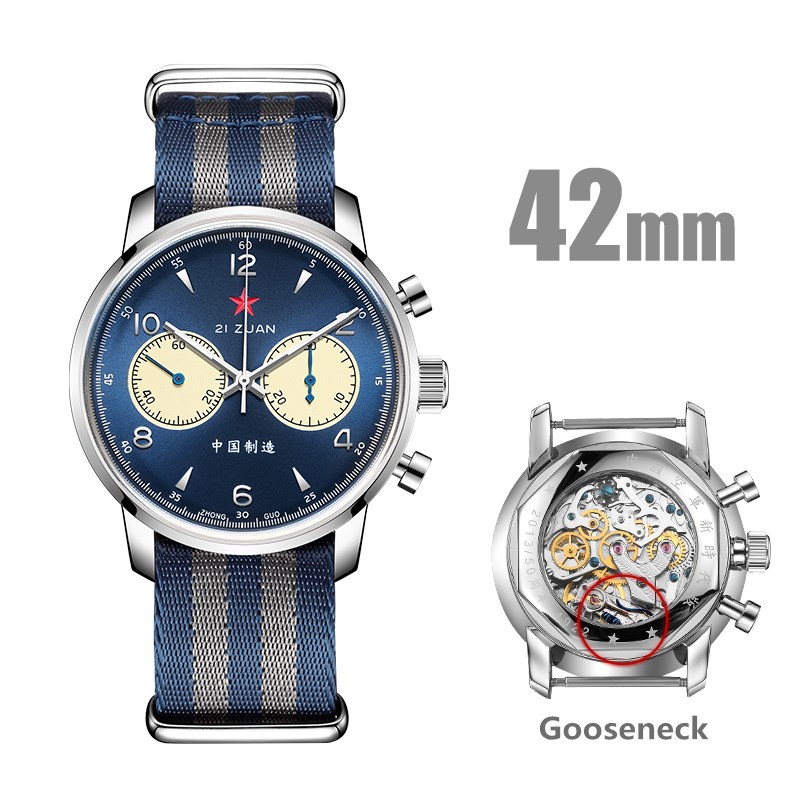 Chronograph Mechanical Watch Seagull 1963 - Orologio da uomo SEAKOSS 1963 Retro
