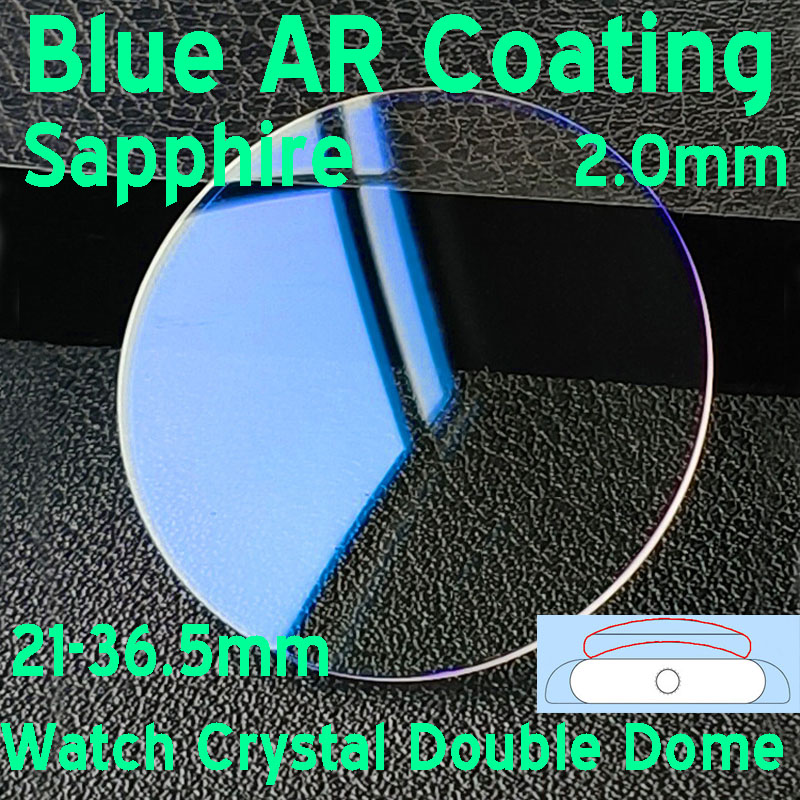 Sapphire Watch Crystal Double Domed - Vetro per Orologio in Zaffiro con