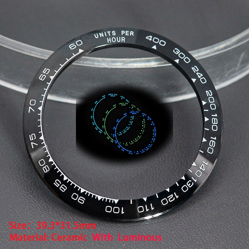 Watch Bezel Insert Ceramic Luminous - Inserto per lunetta in ceramica Daytna