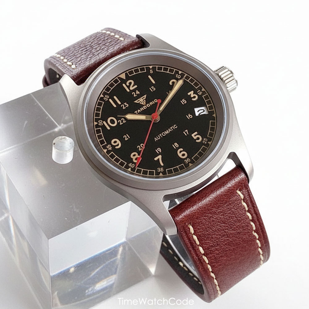 Men Mechanical Watch Sapphire Crystal - Orologio personalizzato Titanio NH35A Orologio automatico