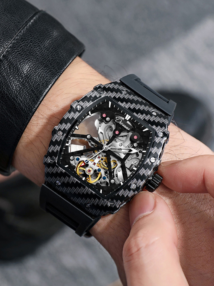 Top Brand Luxury Fashion Tourb - Skeleton Automatic Watch Luxury Tourbillon recensione e prezzo