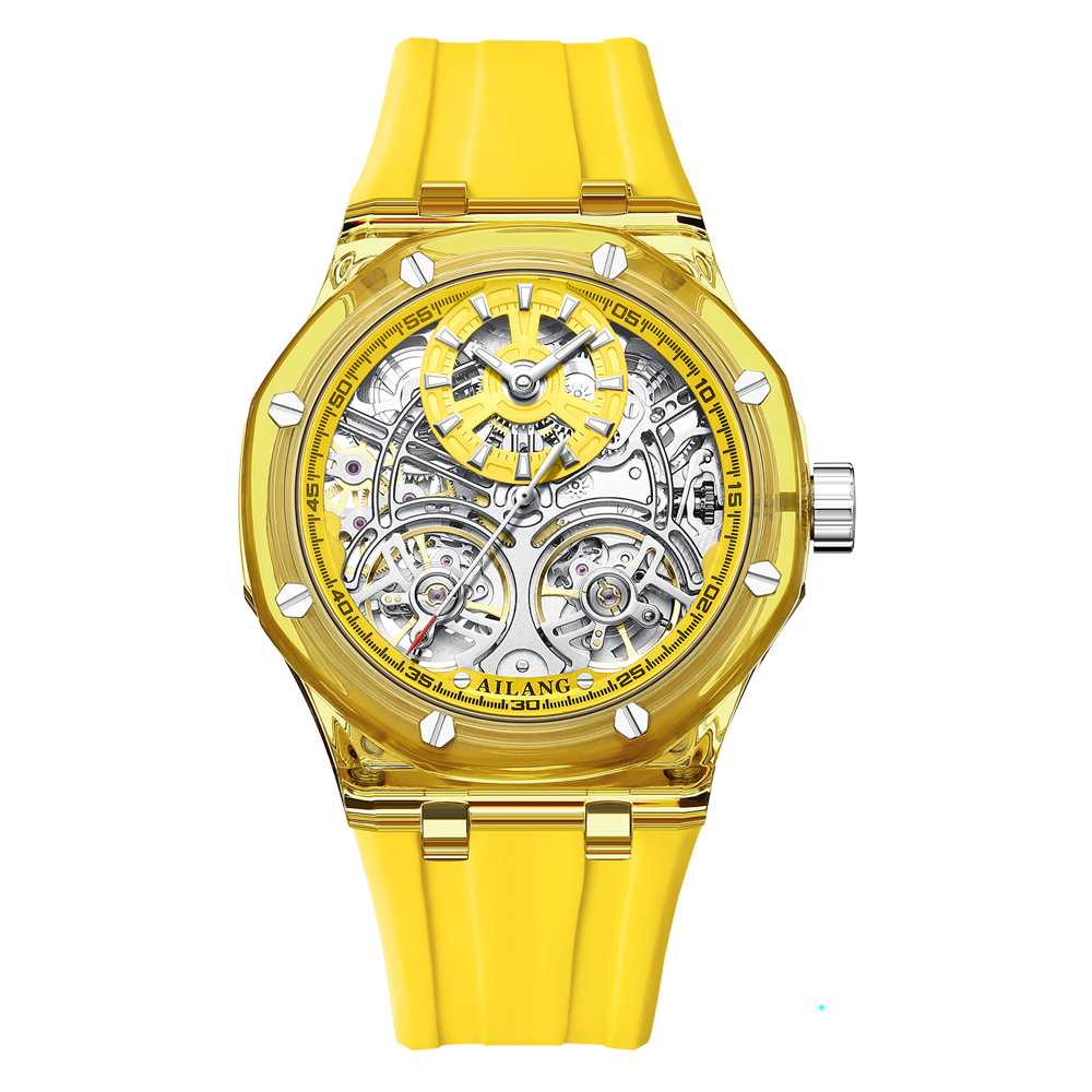 Orologio da uomo di lusso con  - Skeleton Automatic Watch Luxury Tourbillon recensione e prezzo
