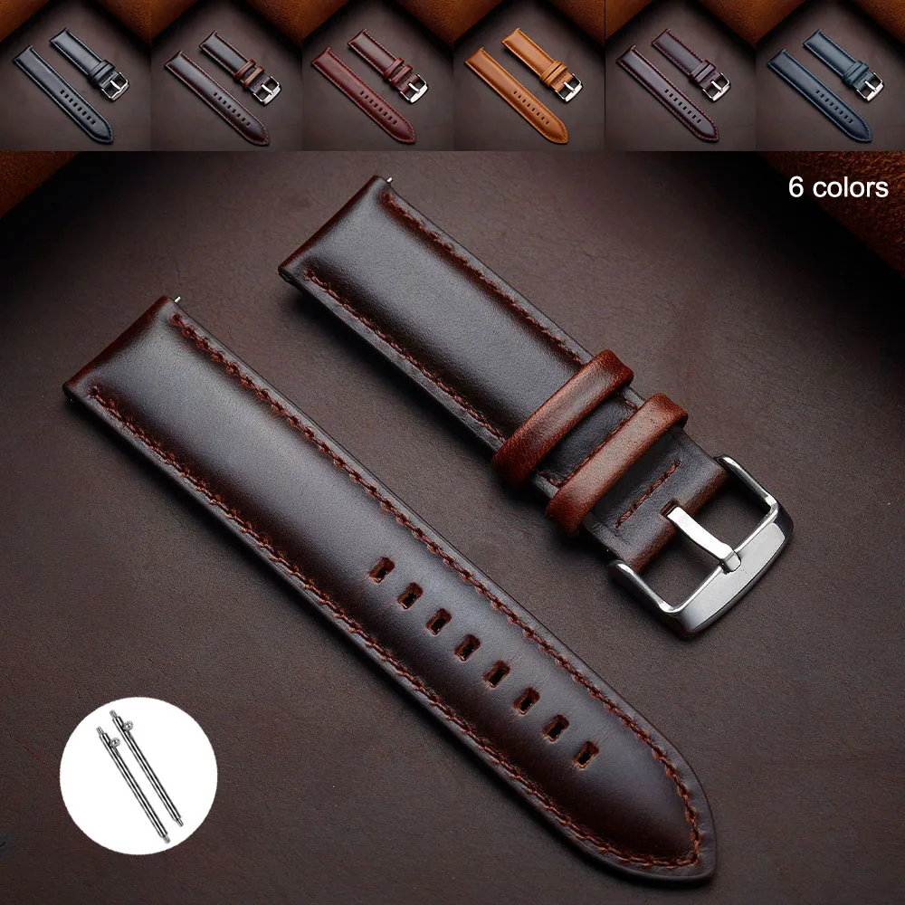 Bracciale in pelle fatto a man - Leather Watch Strap Quick Release 20Mm 22Mm recensione e prezzo