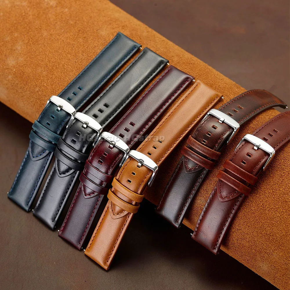Bracciale in pelle fatto a man - Leather Watch Strap Quick Release 20Mm 22Mm recensione e prezzo