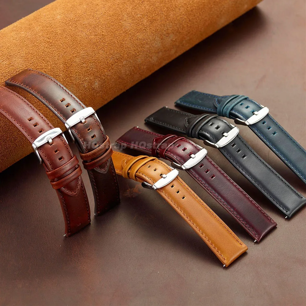 Bracciale in pelle fatto a man - Leather Watch Strap Quick Release 20Mm 22Mm recensione e prezzo