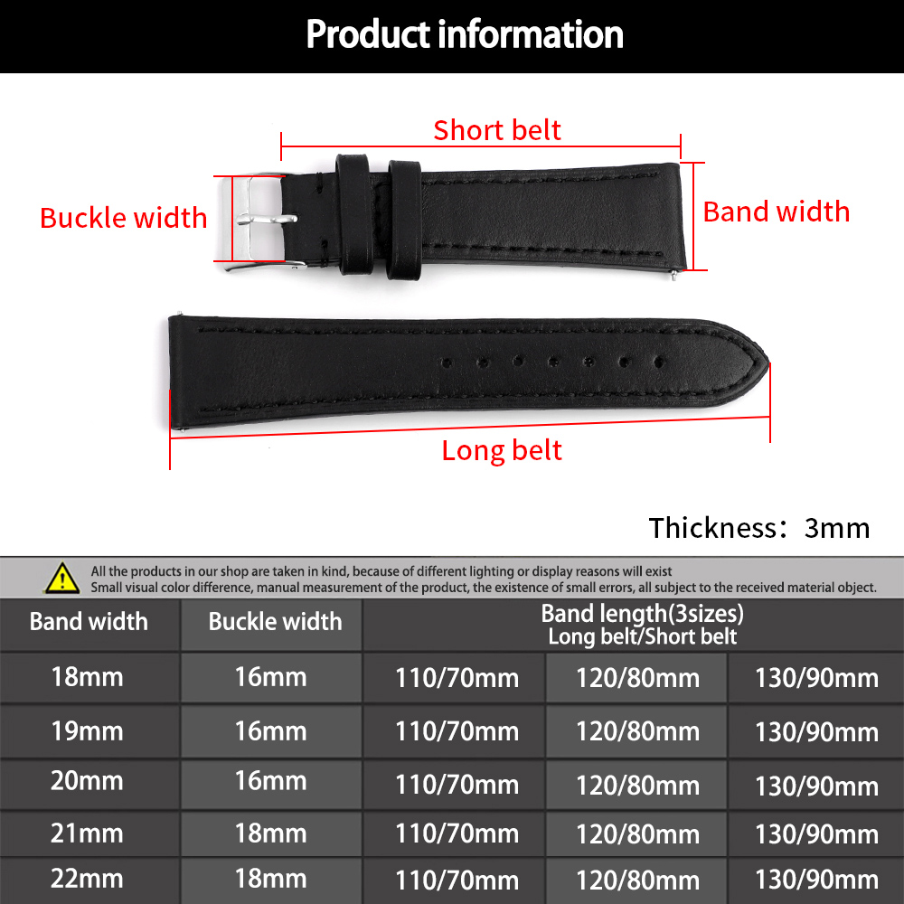 Cinturino per orologio di alta - Leather Watch Strap Quick Release 20Mm 22Mm recensione e prezzo