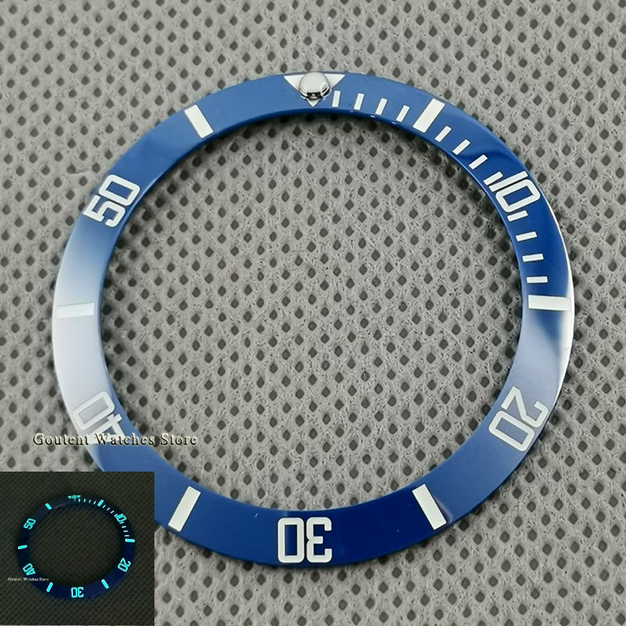 Nuovo 38mm Super blu luminoso  - Watch Bezel Insert Ceramic Luminous recensione e prezzo
