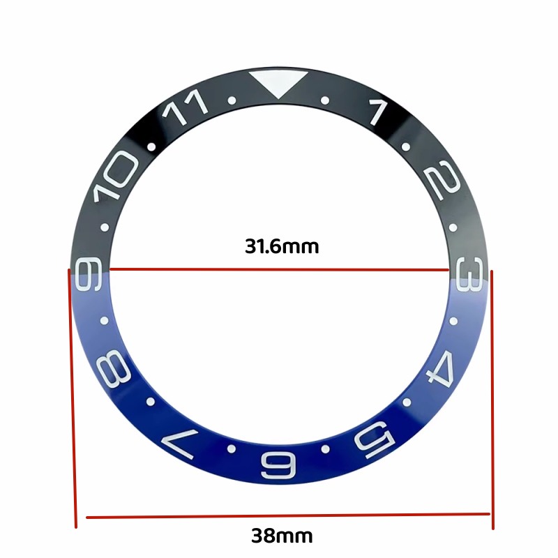 Parti per orologi 38mm*31.6mm  - Watch Bezel Insert Ceramic Luminous recensione e prezzo