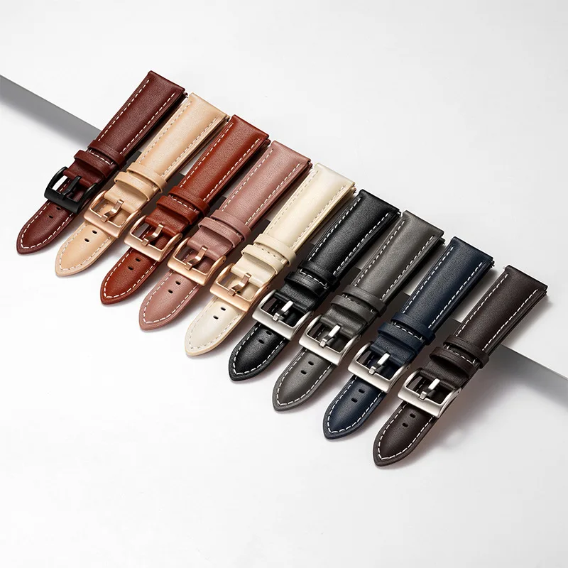 14mm 16mm 18mm 20mm 22mm cintu - Leather Watch Strap Quick Release 20Mm 22Mm recensione e prezzo