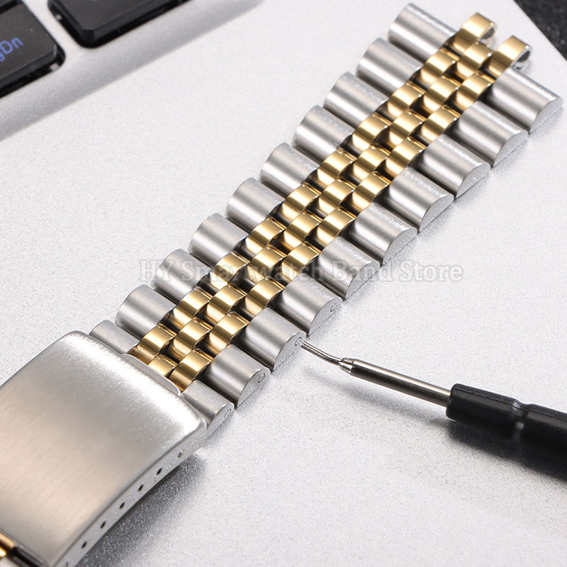 Cinturino per orologio in meta - Solid Stainless Steel Watch Bracelet Jubilee recensione e prezzo