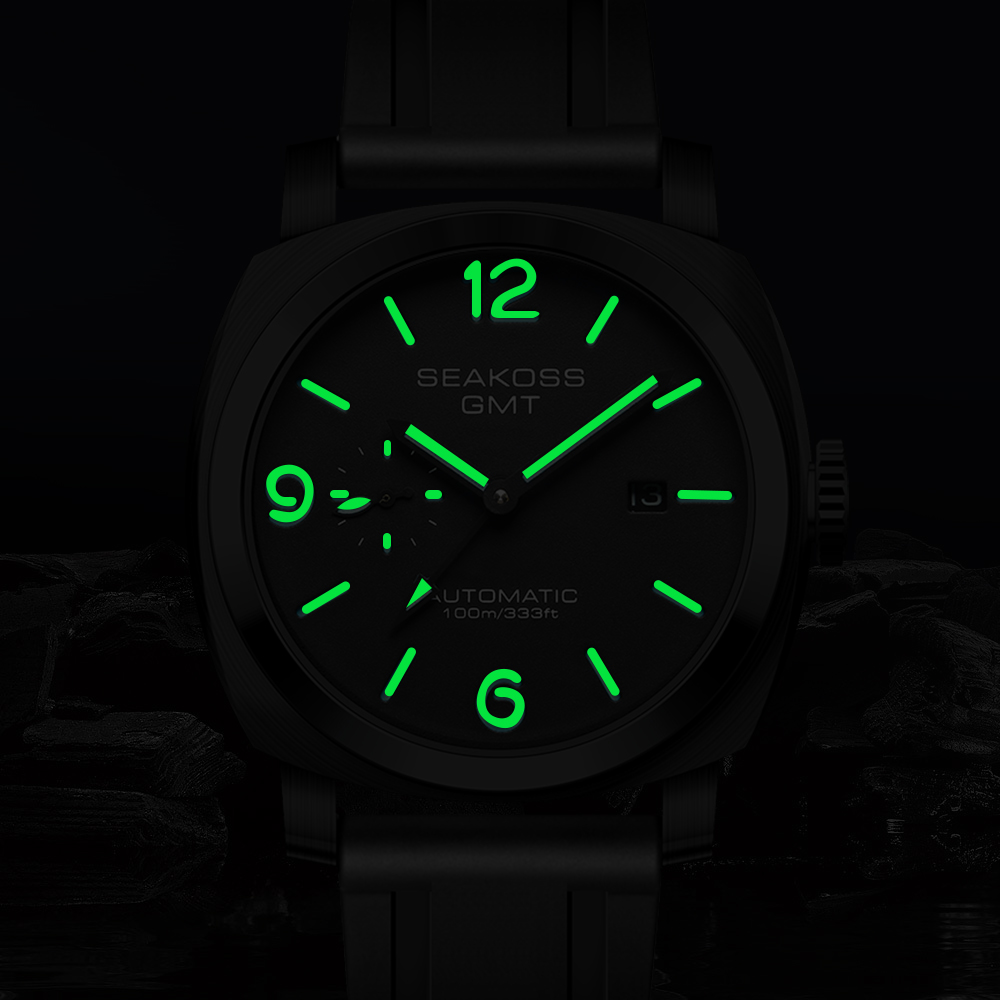 SEAKOSS 100m Diving Men GMT Or - Chronograph Mechanical Watch Seagull 1963 recensione e prezzo