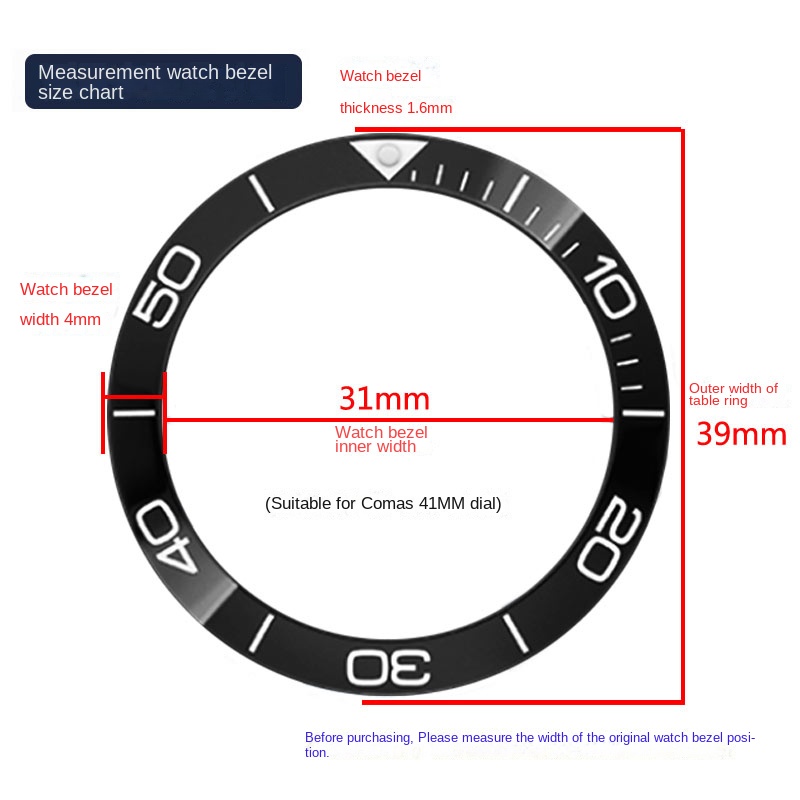 Blu verde nero luminoso cornic - Watch Bezel Insert Ceramic Luminous recensione e prezzo