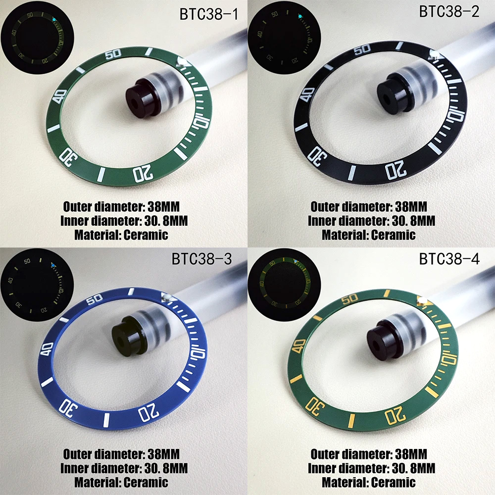 38mm * 30.8mm Lunetta per orol - Watch Bezel Insert Ceramic Luminous recensione e prezzo