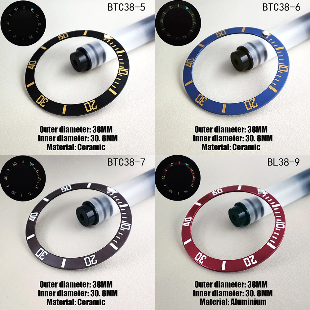 38mm * 30.8mm Lunetta per orol - Watch Bezel Insert Ceramic Luminous recensione e prezzo