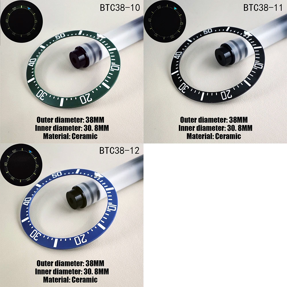 38mm * 30.8mm Lunetta per orol - Watch Bezel Insert Ceramic Luminous recensione e prezzo