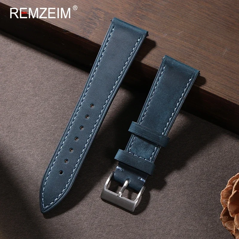 Crazy Horse orologio in pelle  - Leather Watch Strap Quick Release 20Mm 22Mm recensione e prezzo