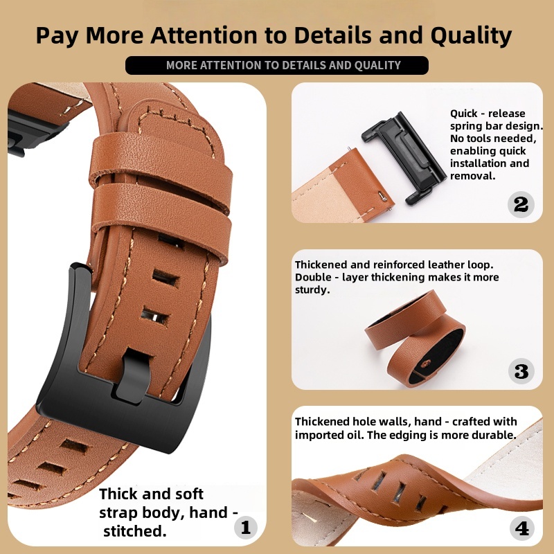Cinturino per orologio in vera - Leather Watch Strap Quick Release 20Mm 22Mm recensione e prezzo