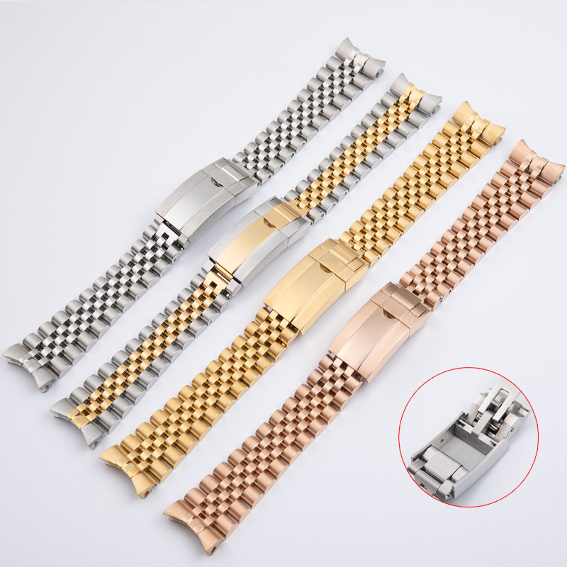 Bracciale in acciaio massiccio - Solid Stainless Steel Watch Bracelet Jubilee recensione e prezzo