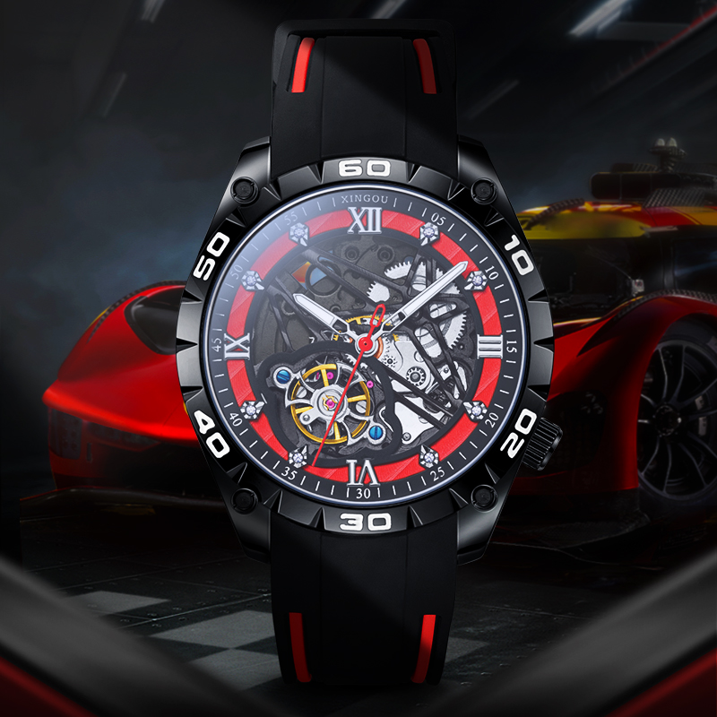 Orologio da polso analogico da - Skeleton Automatic Watch Luxury Tourbillon recensione e prezzo