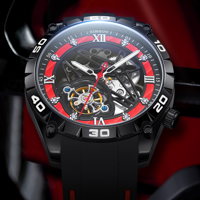 Orologio da polso analogico da - Skeleton Automatic Watch Luxury Tourbillon recensione e prezzo