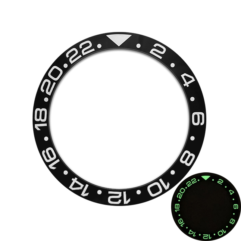 38mm Curvo Blu Verde Luminoso  - Watch Bezel Insert Ceramic Luminous recensione e prezzo