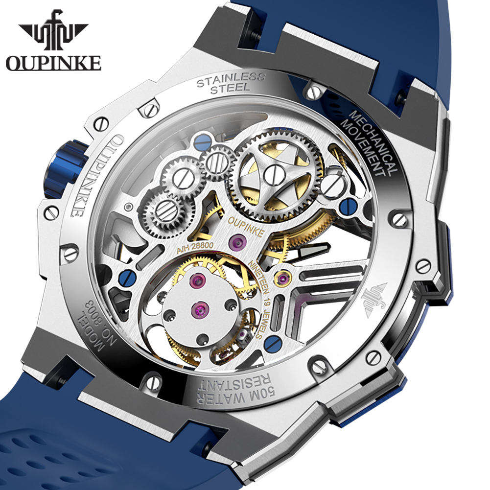 OUPINKE 8003 Real Tourbillon O - Skeleton Automatic Watch Luxury Tourbillon recensione e prezzo