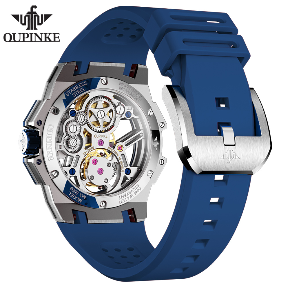 OUPINKE 8003 Real Tourbillon O - Skeleton Automatic Watch Luxury Tourbillon recensione e prezzo