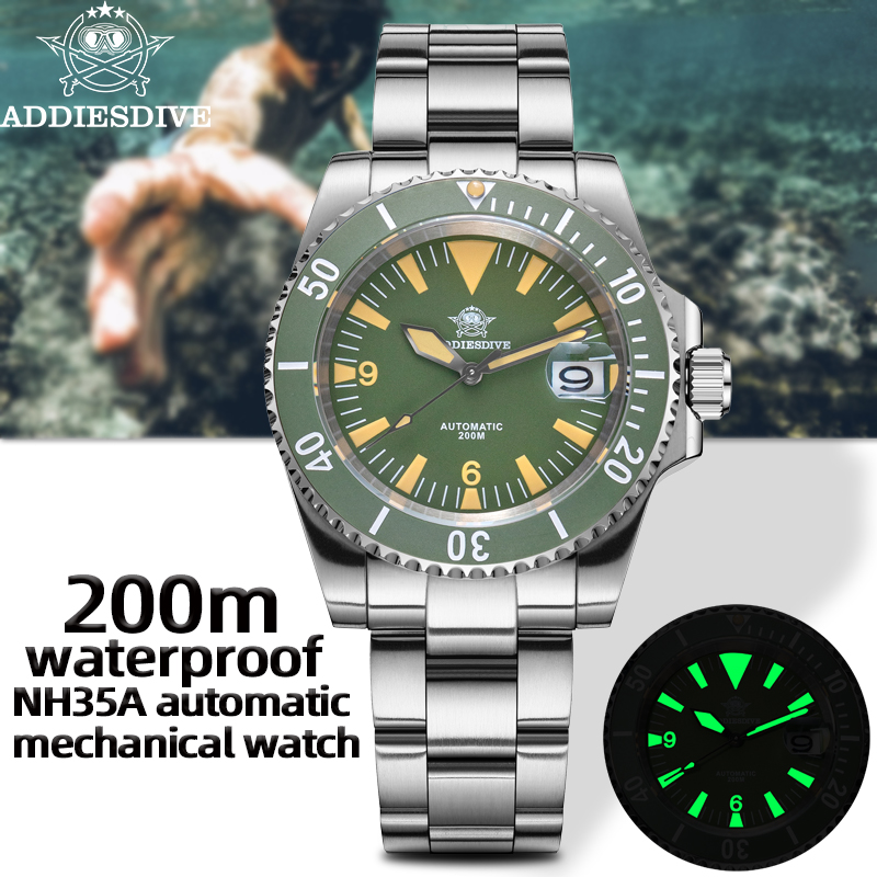 ADDIESDIVE Orologio da Polso A - Automatic Dive Watch 200M Nh35 Movement recensione e prezzo