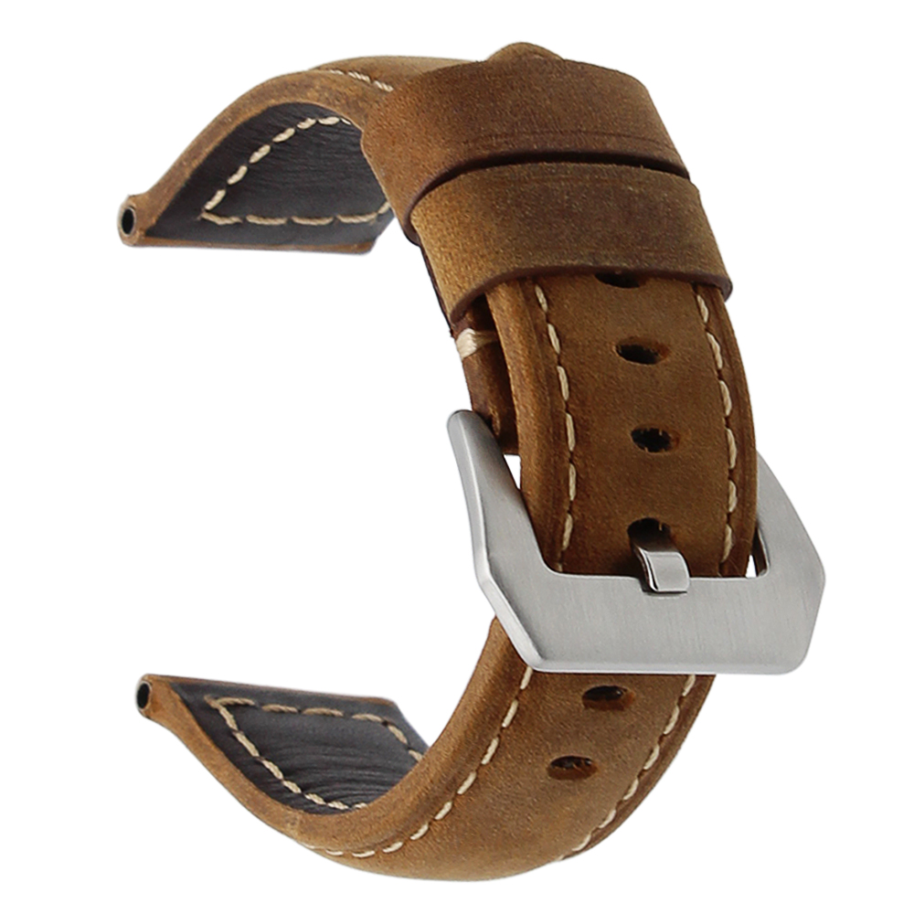 20mm 22mm 24mm 26mm Verde marr - Leather Watch Strap Quick Release 20Mm 22Mm recensione e prezzo