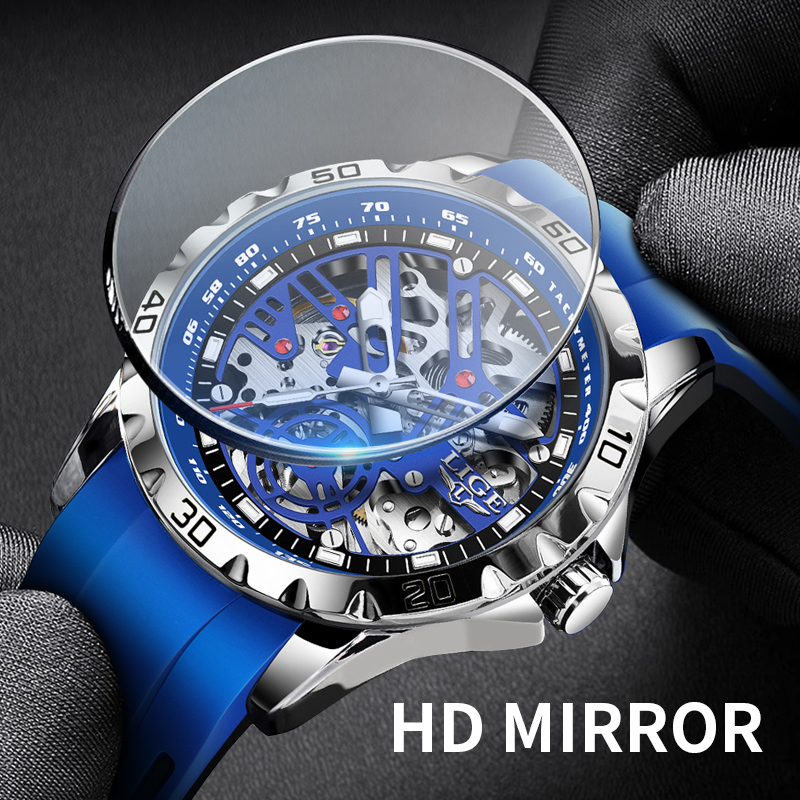 LIGE Top Brand Luxury orologio - Skeleton Automatic Watch Luxury Tourbillon recensione e prezzo