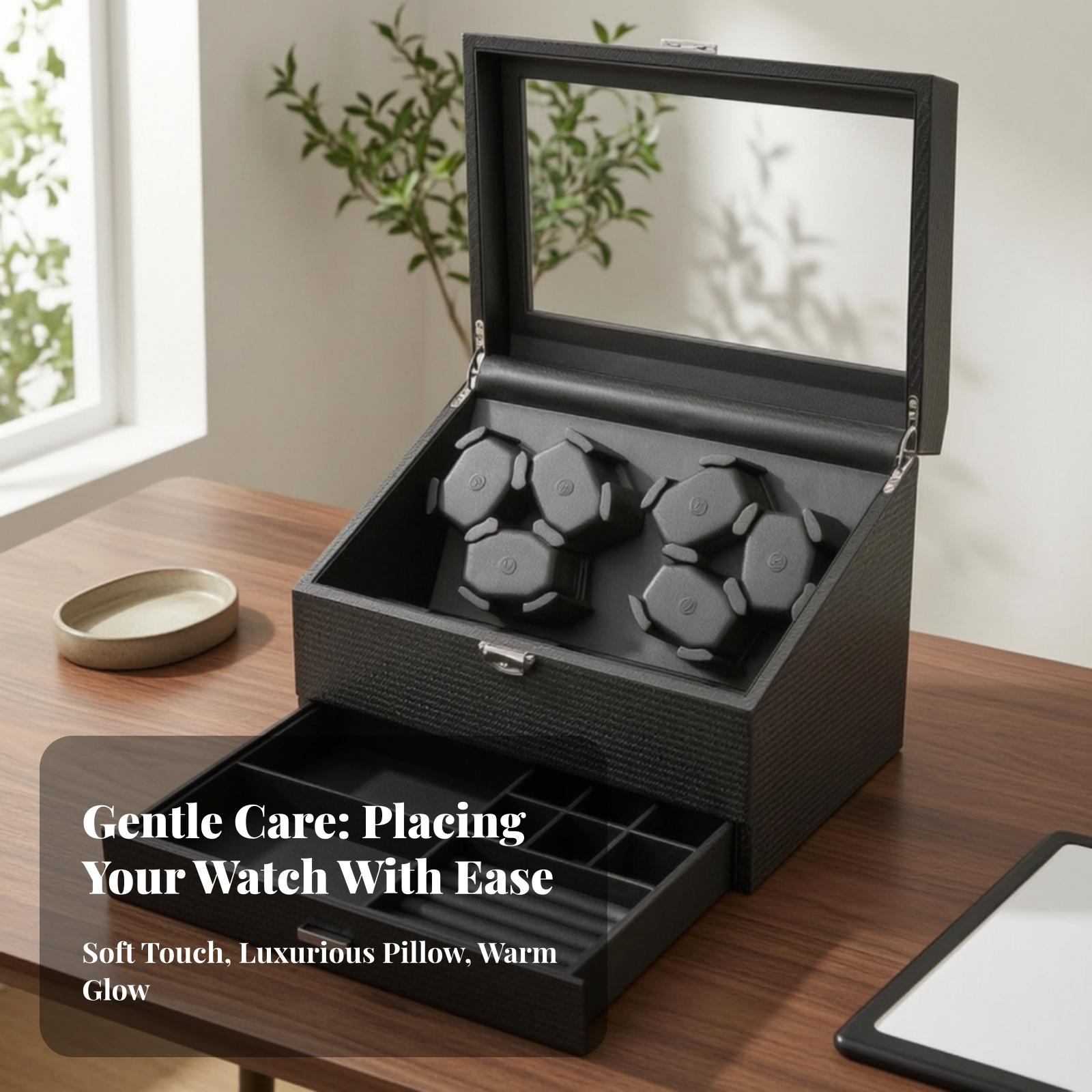 Scatola Porta Orologi e Gioiel - Watch Winder Automatic Dual Watch Box recensione e prezzo