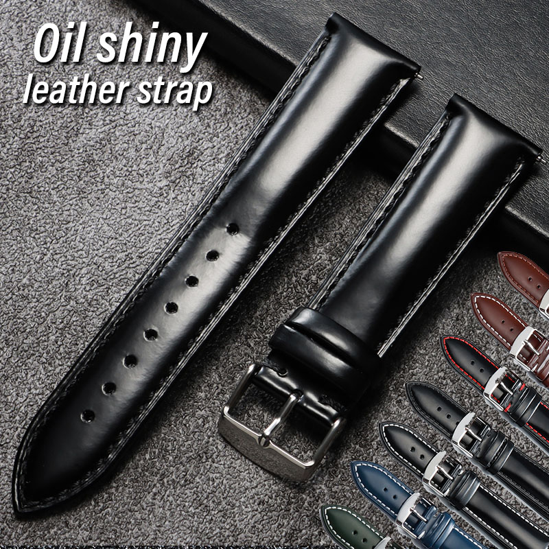 Cinturino in Vera Pelle Lucida - Leather Watch Strap Quick Release 20Mm 22Mm recensione e prezzo