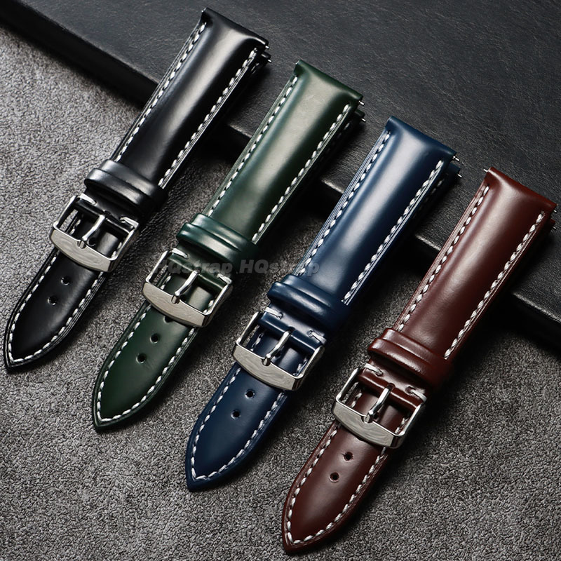 Cinturino in Vera Pelle Lucida - Leather Watch Strap Quick Release 20Mm 22Mm recensione e prezzo