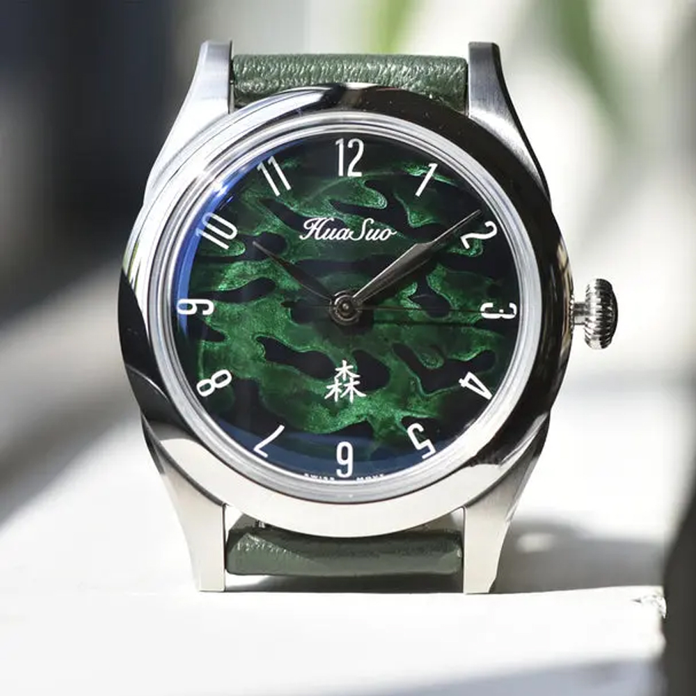 HUASUO 38mm quadrante laccato  - Sapphire Watch Crystal Double Domed recensione e prezzo