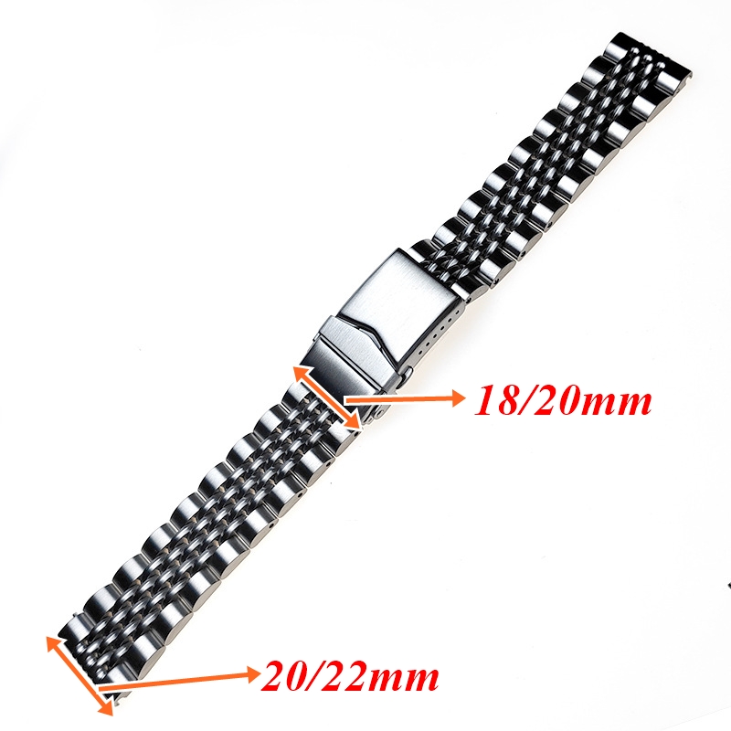 20mm 22mm cinturino per orolog - Solid Stainless Steel Watch Bracelet Jubilee recensione e prezzo